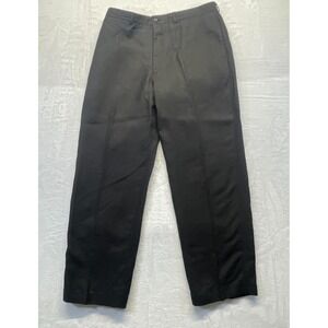 Armani Collezioni Dress Pants Mens Tagged 40/34 Black Italy Luxury Actual